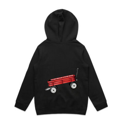 Little Red Wagon Hoodie -  Youth Multiple colours Thumbnail