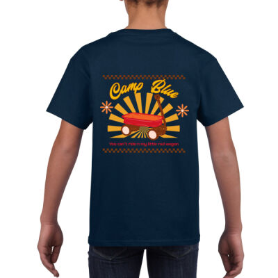 Youth Retro Little Red Wagon T-shirt.  Thumbnail